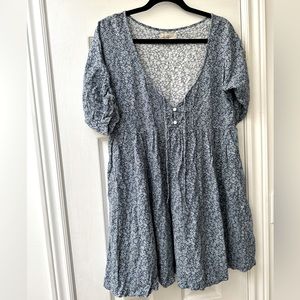 Denim & Supply Ralph Lauren Dress - Size Medium - Blue Floral
